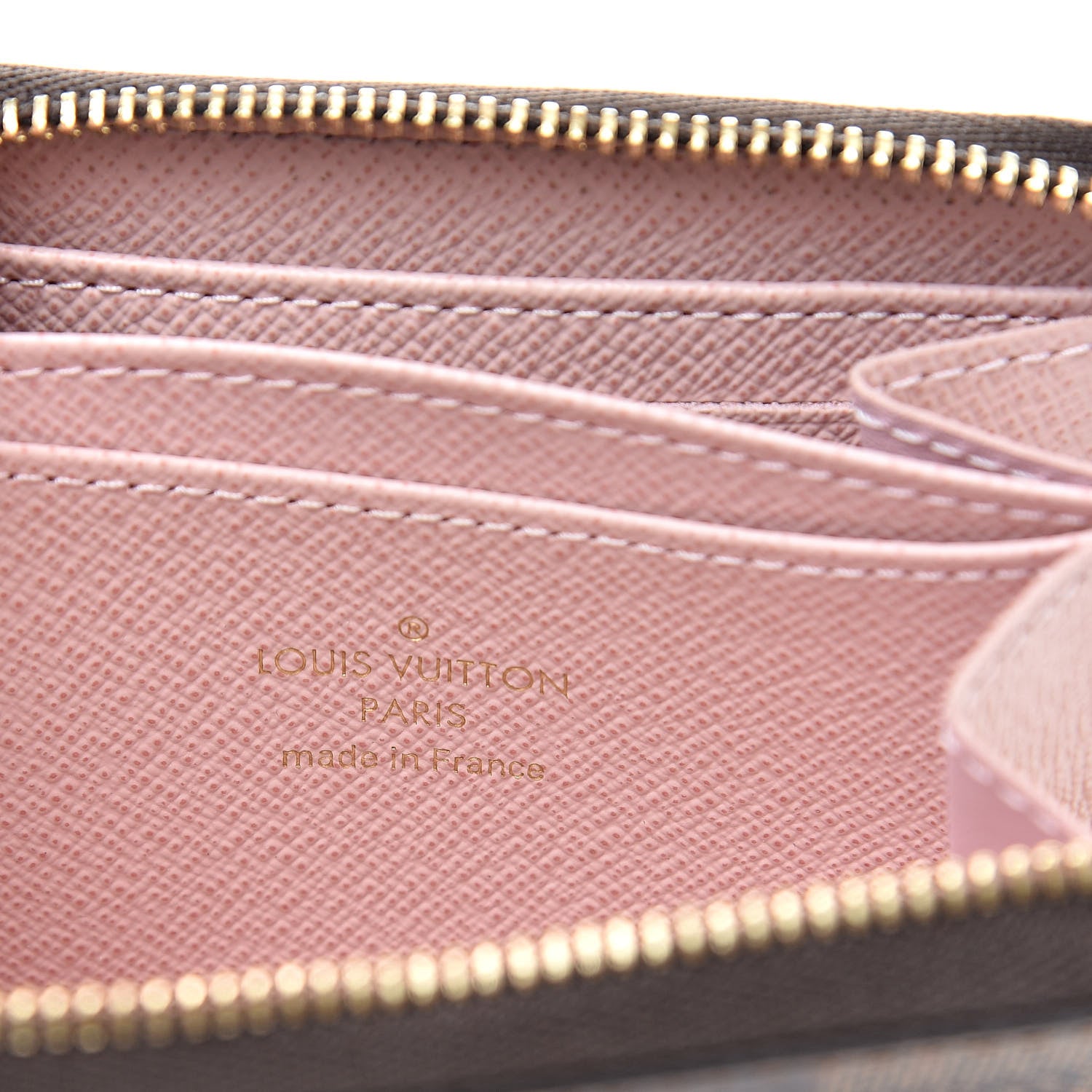 Louis Vuitton Damier Ebene Zippy Coin Purse Rose Ballerine 6 of 8