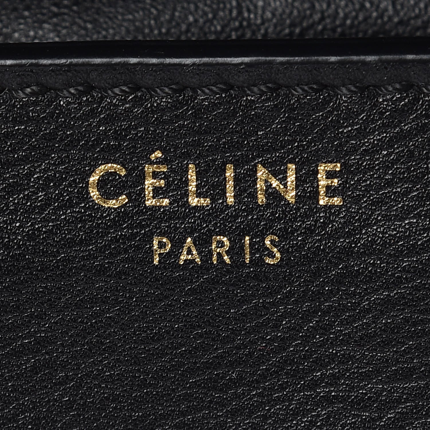 Celine Calfskin Linen Tri-Color Shoulder Luggage Beige 6 of 16