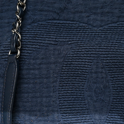 Chanel Canvas Large Double Face Shopping Tote Navy 8 of 18