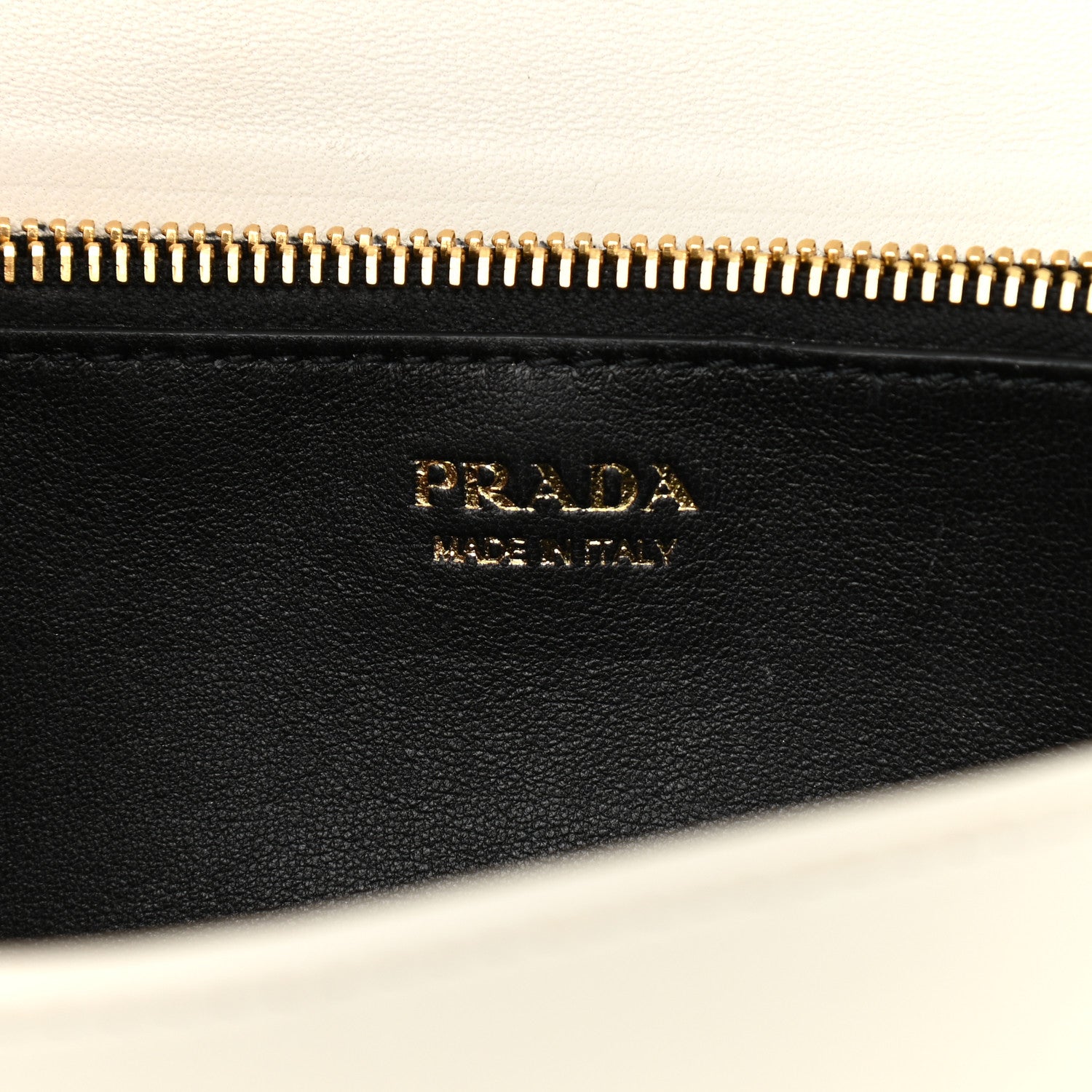 Prada Nappa Impunture Diagramme Chain Crossbody Bag Bianco 6 of 8