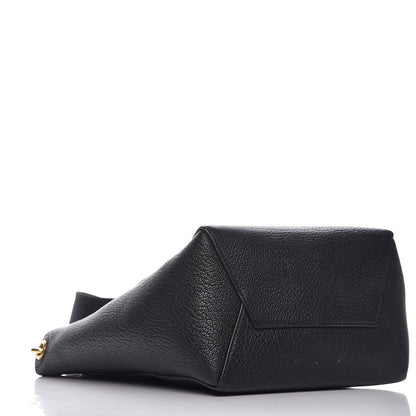 Celine Soft Grained Calfskin Small Sangle Bucket Bag Black 4 of 8