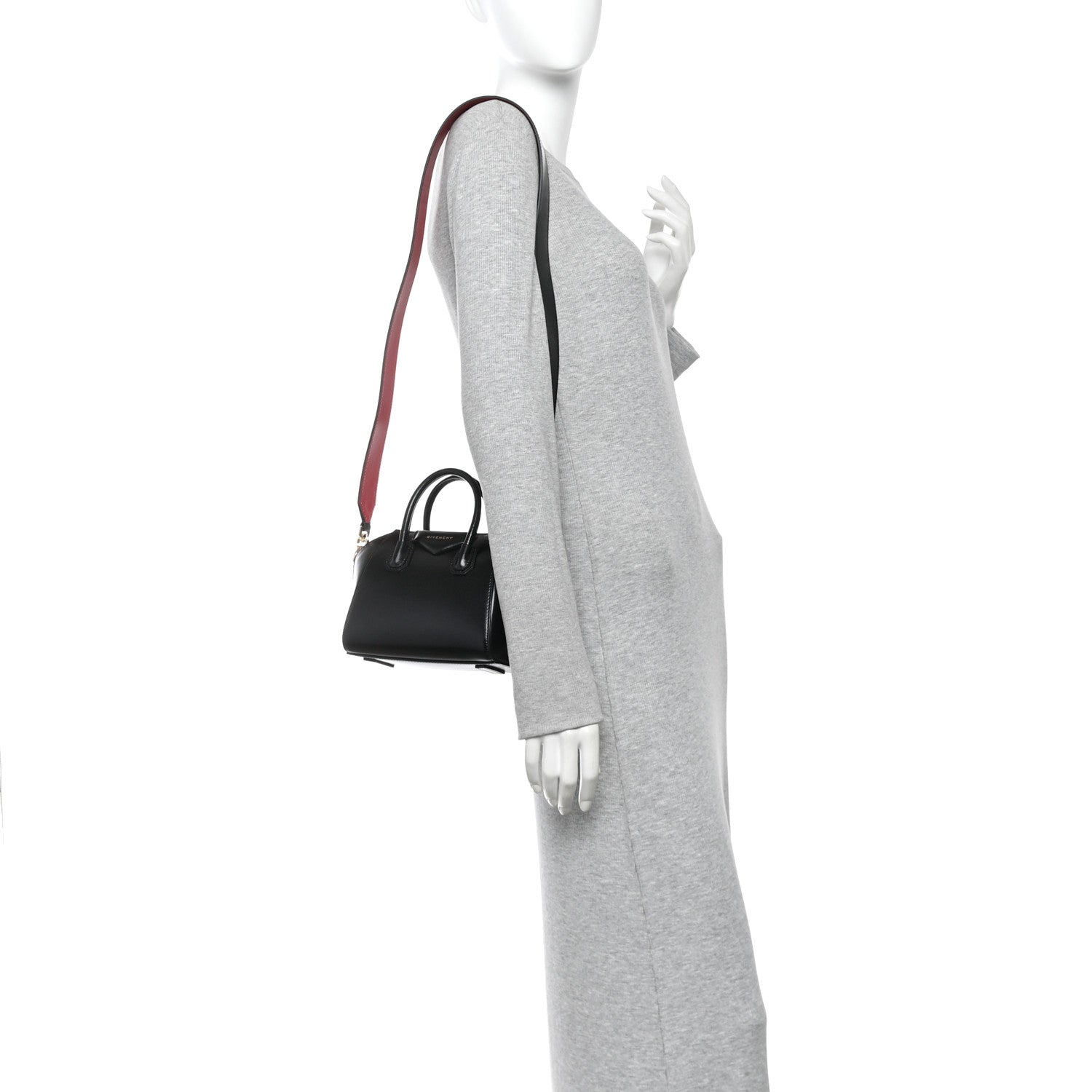 Givenchy Box Calfskin Toy Antigona Black Red 2 of 9