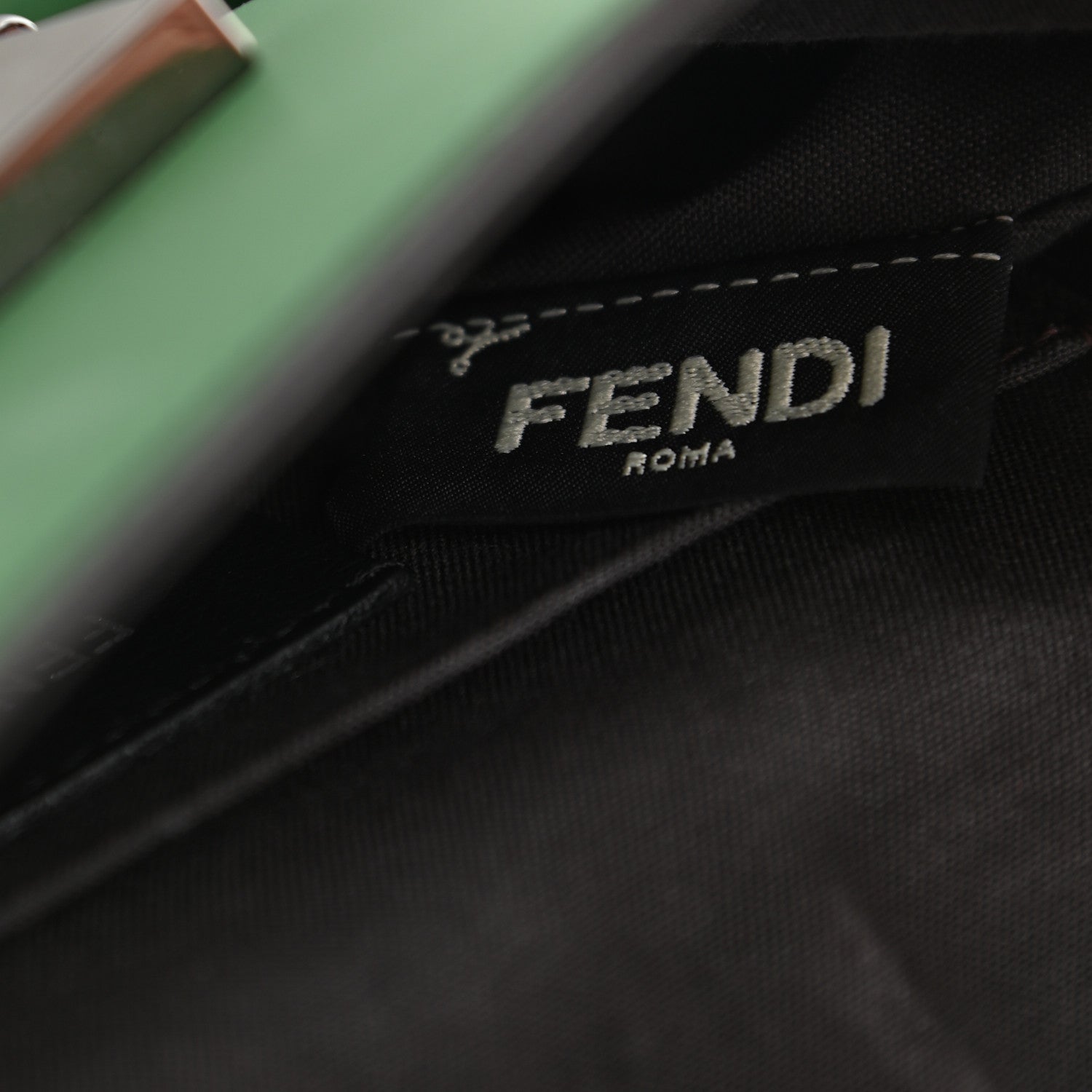 Fendi Vitello Century Opaco Mini Back to School Backpack Green 6 of 11