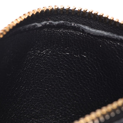 Saint Laurent Calfskin 5 Fragments Zip Pouch Card Holder Black 7 of 12
