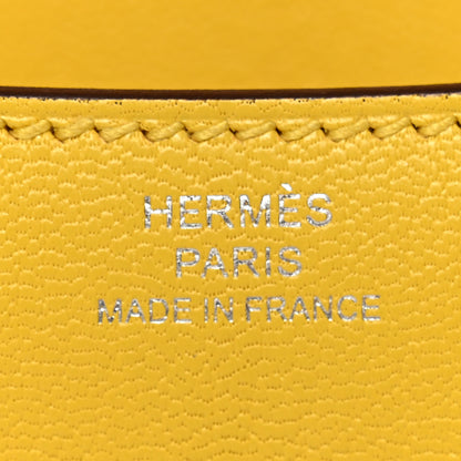 Hermes Chevre Mysore Constance 18 Jaune De Naples 7 of 13