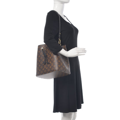 Louis Vuitton Monogram Neonoe MM Black 2 of 9