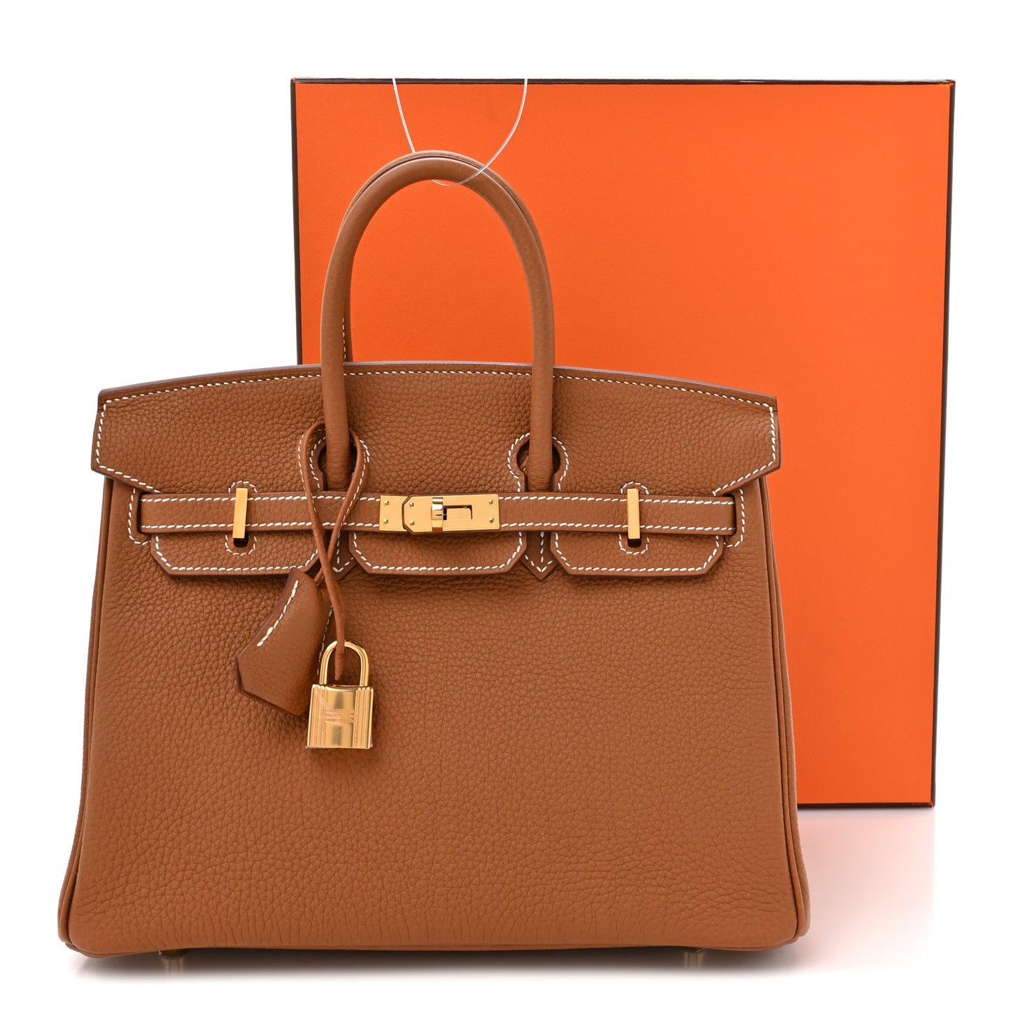 Togo Birkin 25 Gold