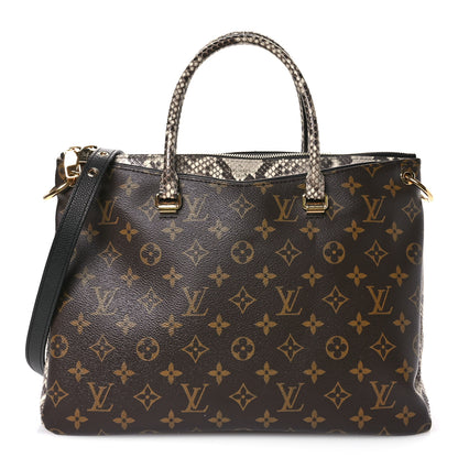 Louis Vuitton Snakeskin Monogram Pallas Black 1 of 11