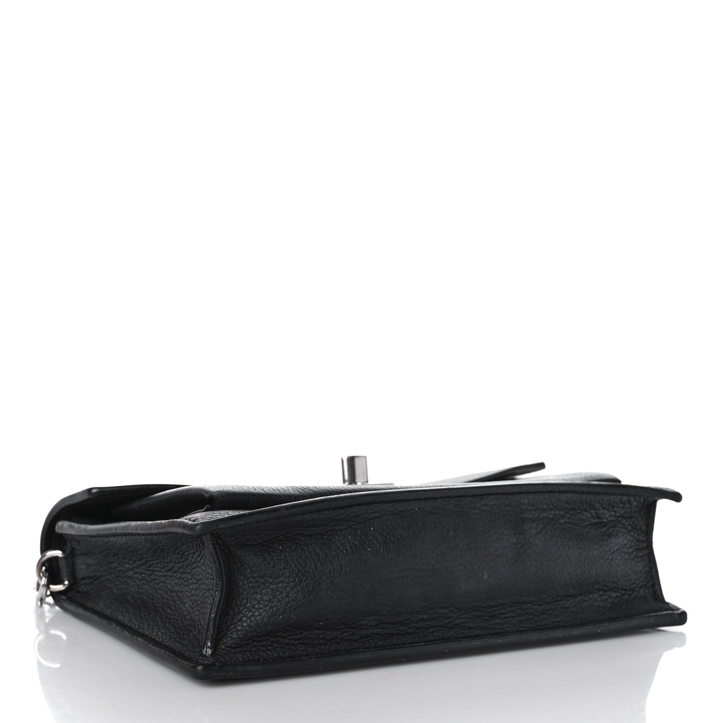 Soft Calfskin My Lockme Chain Pochette Black