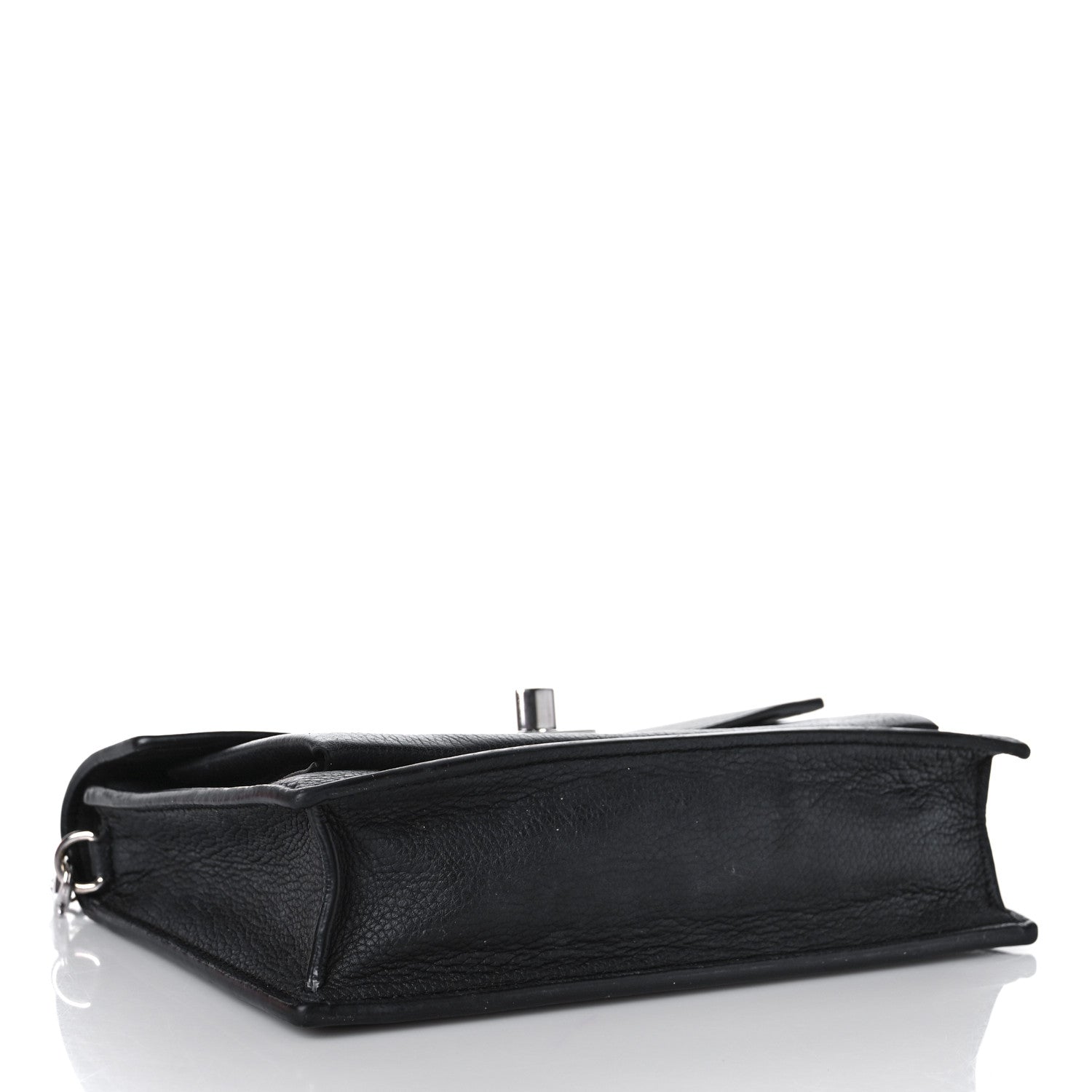 Louis Vuitton Soft Calfskin My Lockme Chain Pochette Black 6 of 9