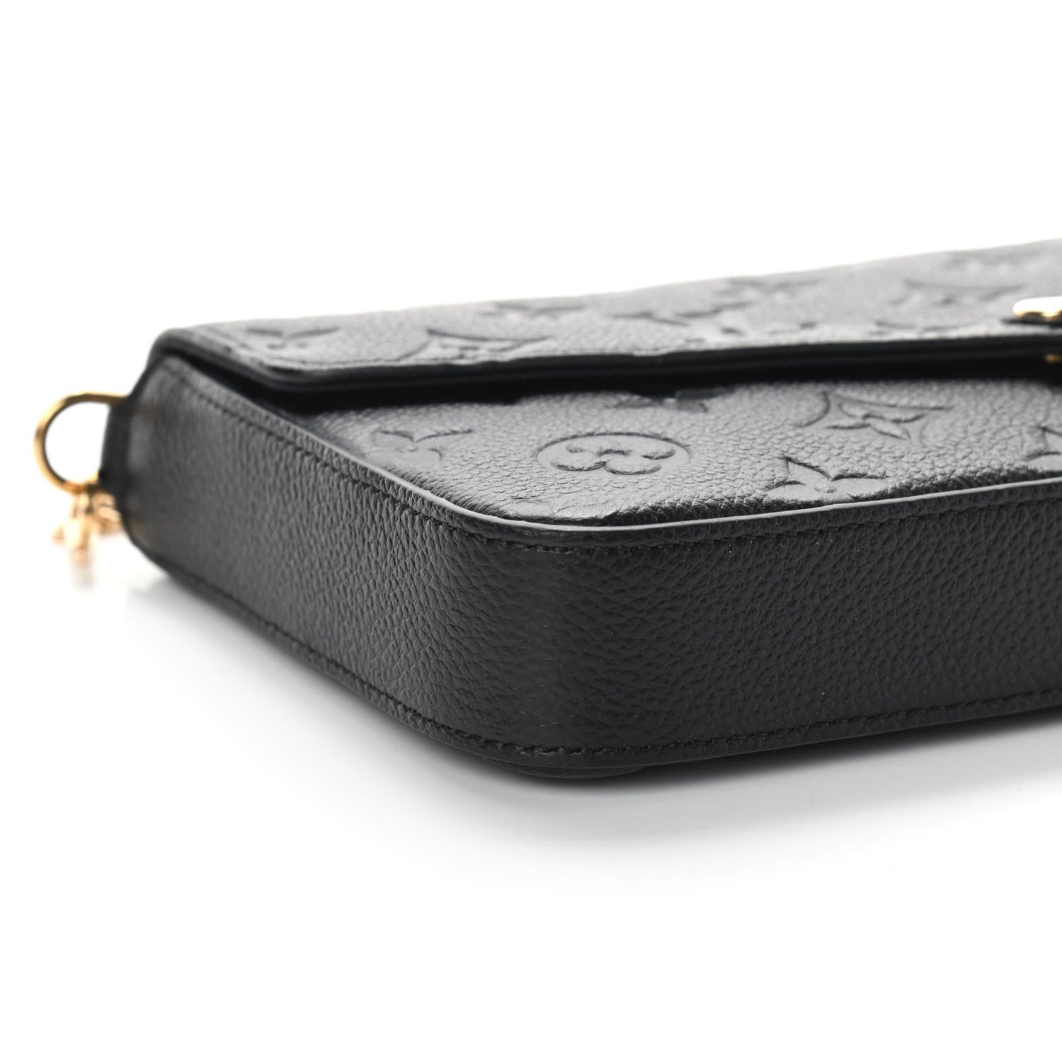 Louis Vuitton Empreinte Pochette Felicie Chain Wallet Black 6 of 10