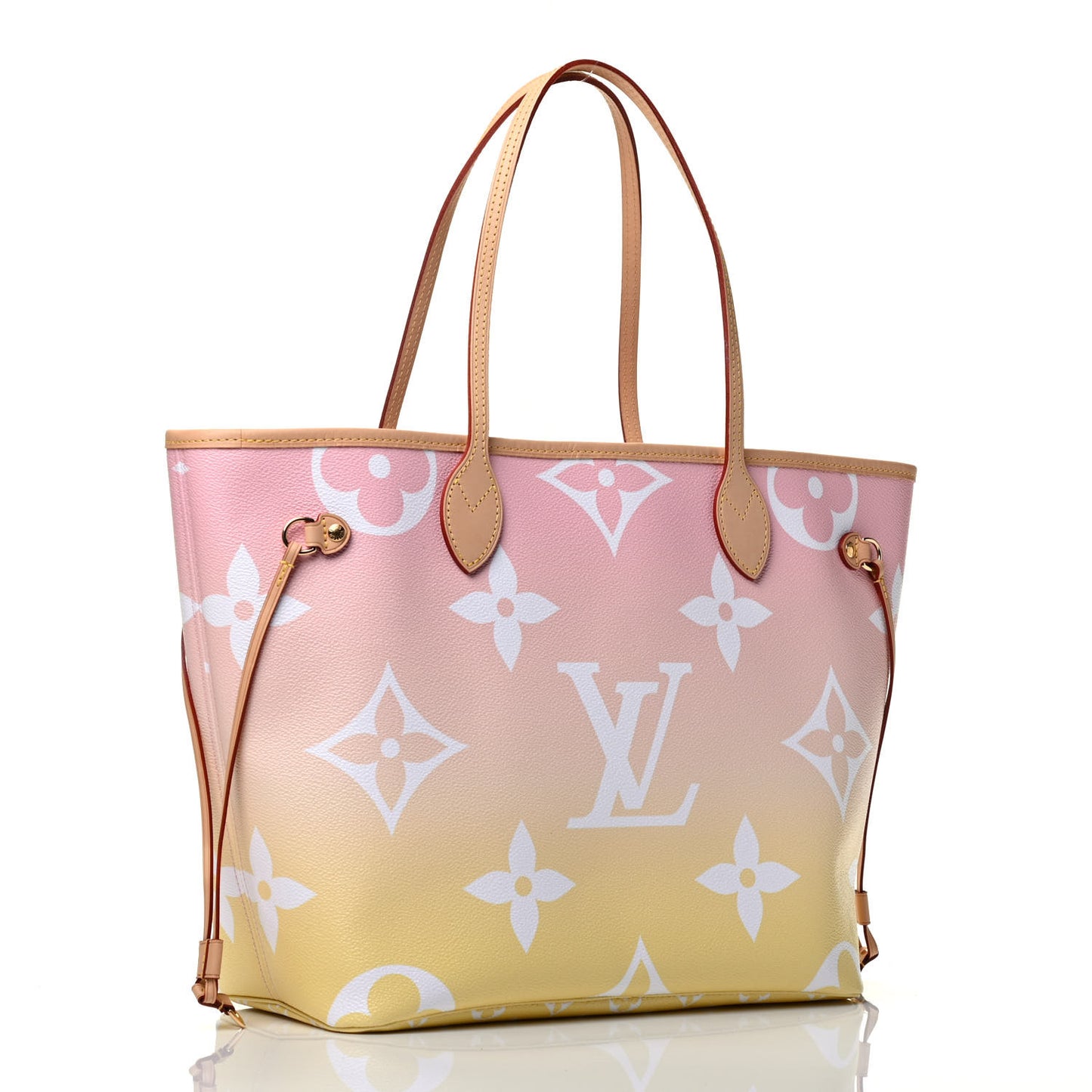 Monogram Giant By The Pool Neverfull MM Light Pink