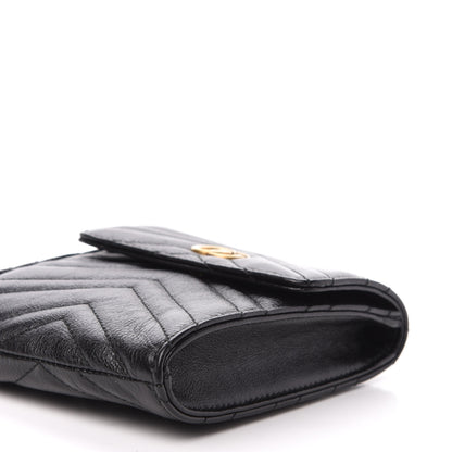 Gucci Calfskin Matelasse GG Marmont 2.0 Multi Belt Bag Pouch Black 9 of 9