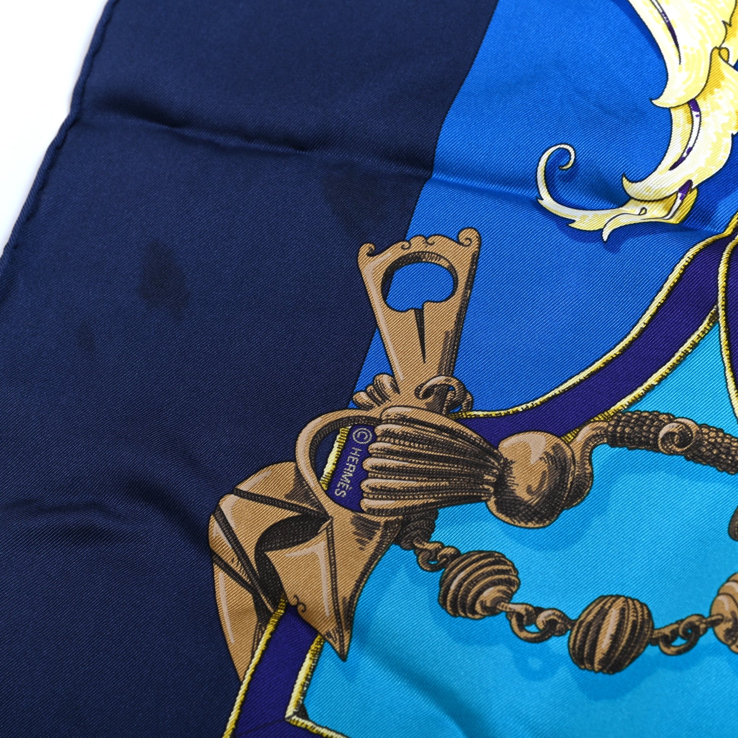 Hermes Silk L'Instruction Du Roy Scarf 90 7 of 9