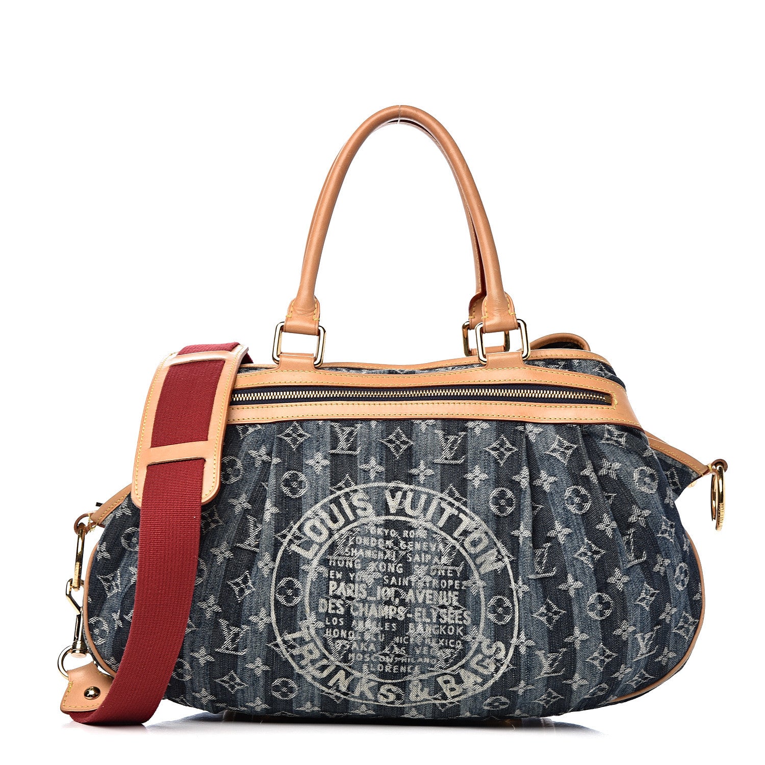 Louis Vuitton Denim Raye Cabas GM 1 of 18
