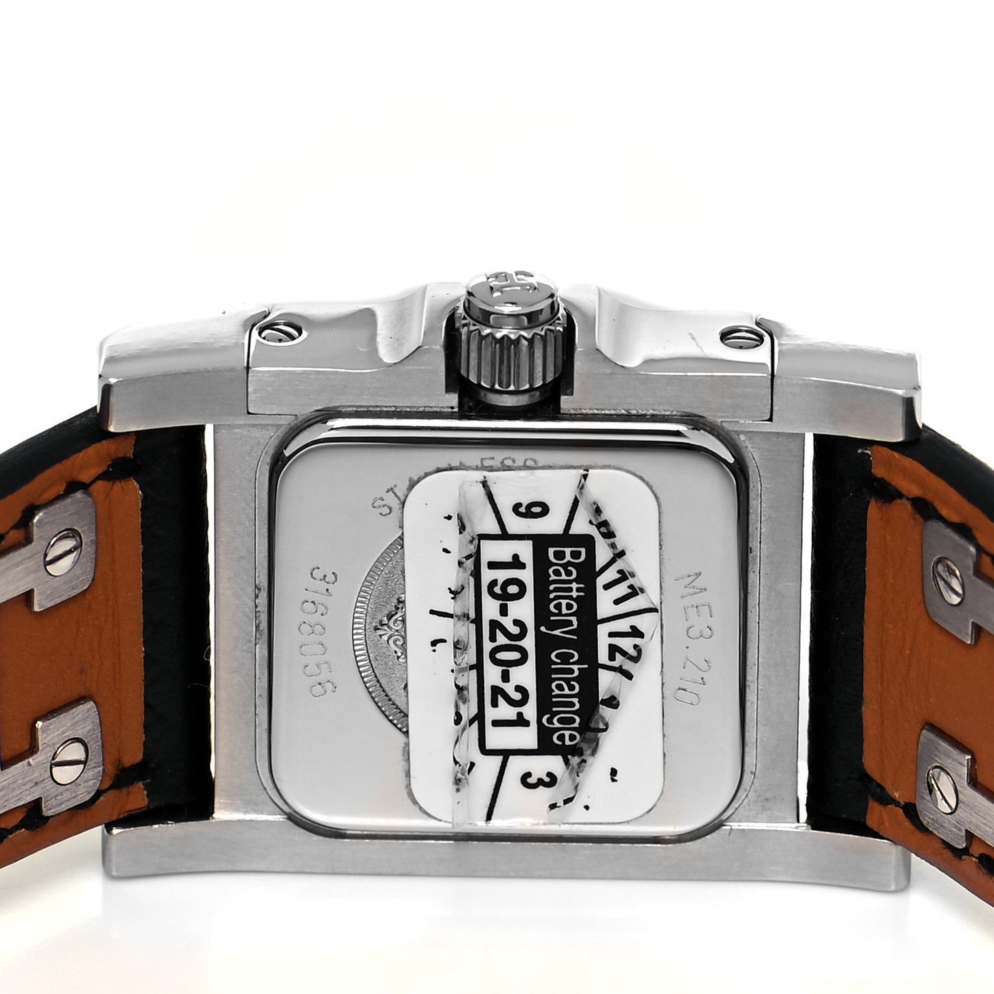Stainless Steel Epsom 23mm Medor Quartz Watch Noir