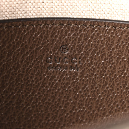 Gucci GG Supreme Monogram Textured Dollar Calfskin Web Mini Ophidia Envelope Shoulder Bag Beige Ebony 6 of 11