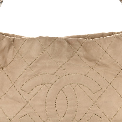 Chanel Iridescent Calfskin Small Sea Hit Tote Beige 8 of 12