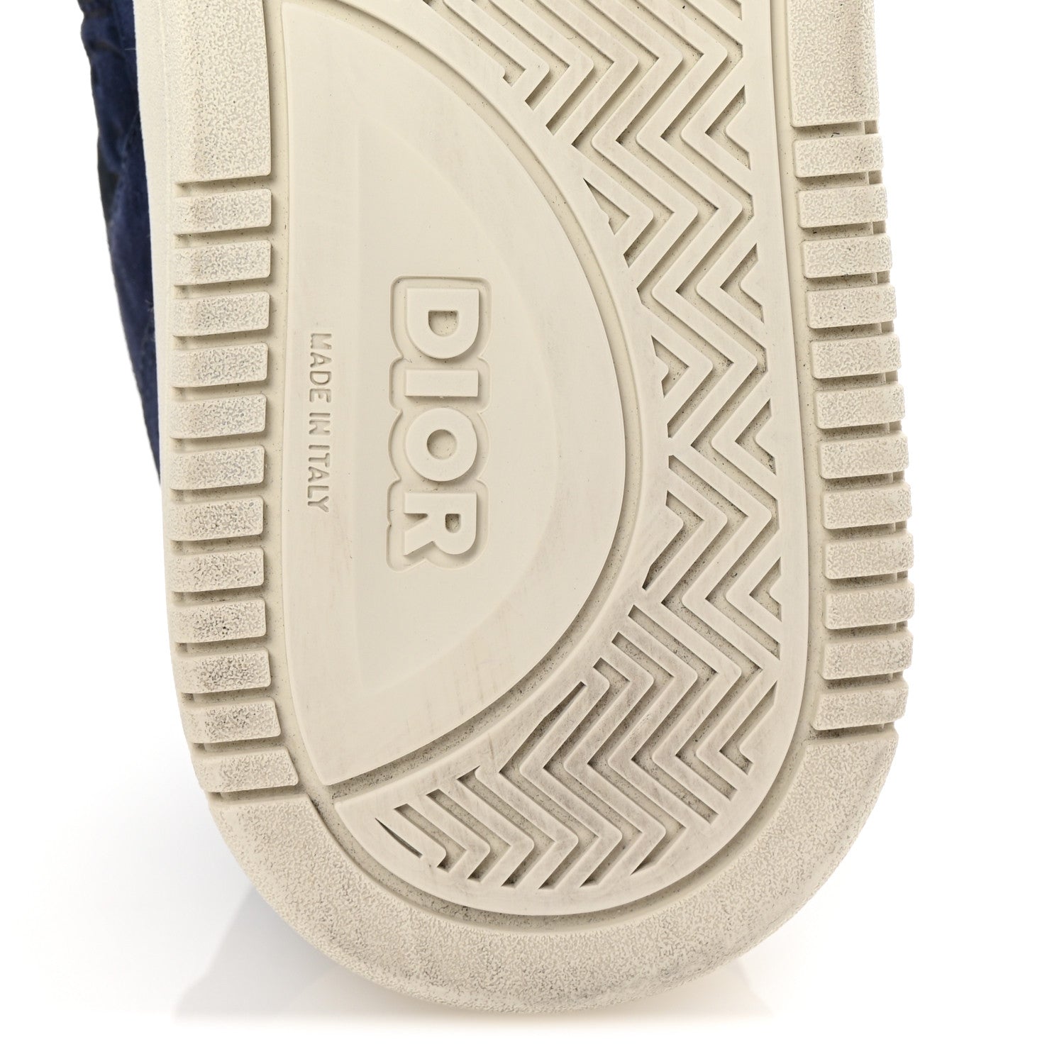 Christian Dior Suede Calfskin Oblique Mens B27 Uptown Low Top Sneaker 43 Navy Blue 7 of 9
