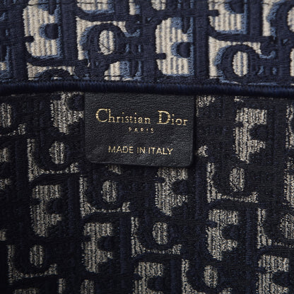 Christian Dior Oblique Book Tote Blue Multicolor 6 of 8