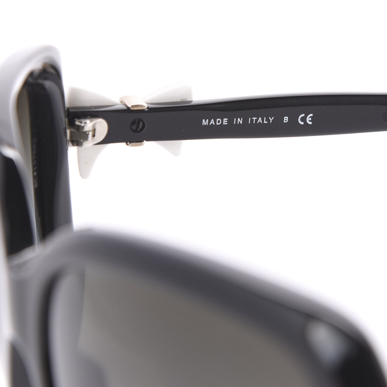 Chanel CC Bow Sunglasses 5171 Black White 6 of 8