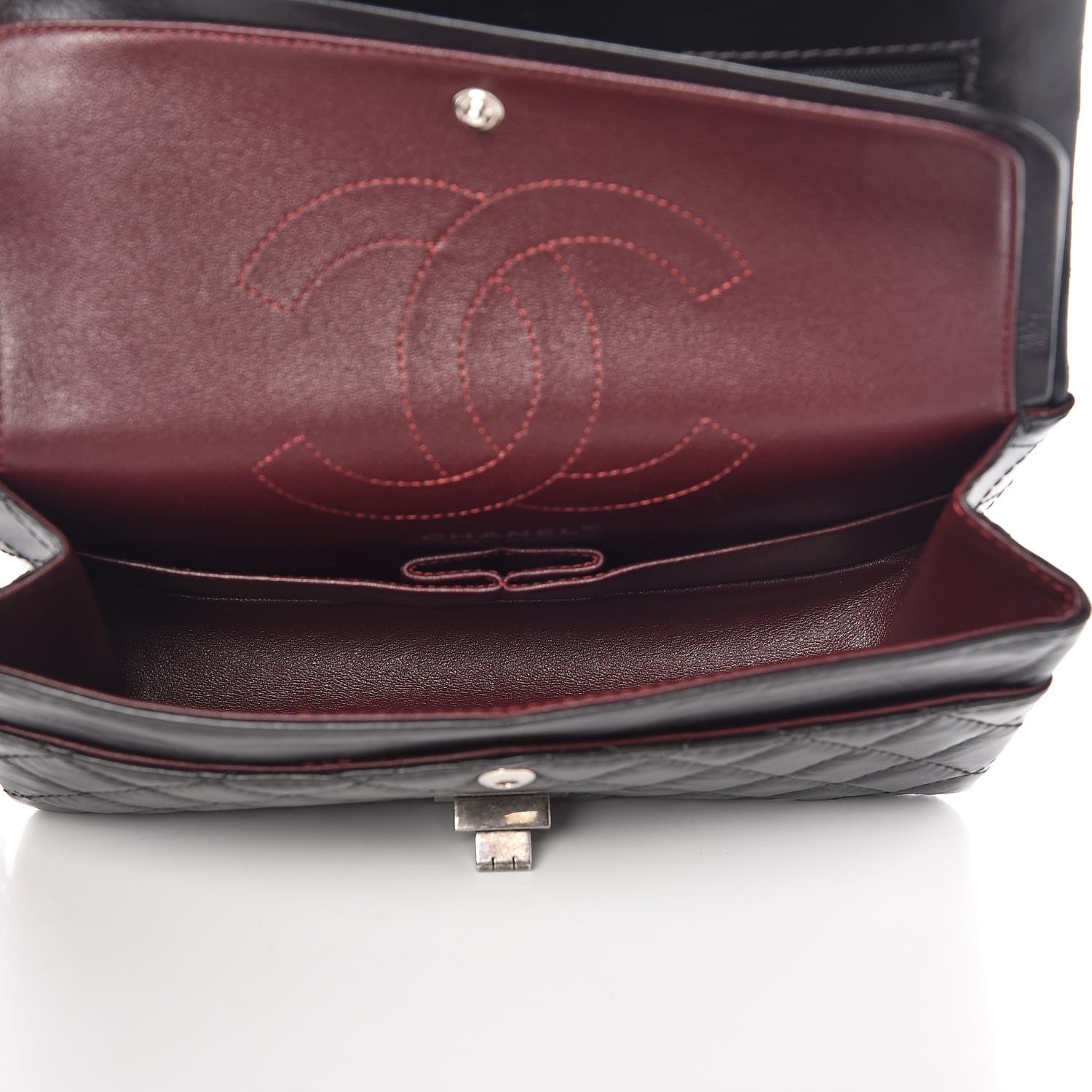Chanel Aged Calfskin Quilted 2.55 Reissue 225 Flap Black 5 of 9