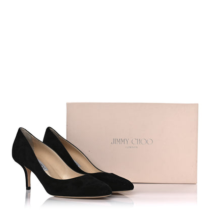 Jimmy Choo Suede Irena Pumps 37 Black 11 of 11