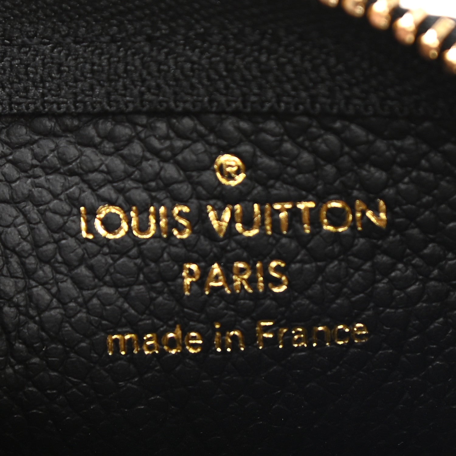 Louis Vuitton Empreinte Monogram Giant Key Pouch Black Beige 6 of 7