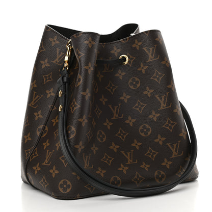 Louis Vuitton Monogram Neonoe MM Black 3 of 9