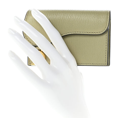 Goatskin Saddle Card Holder Desert Sage