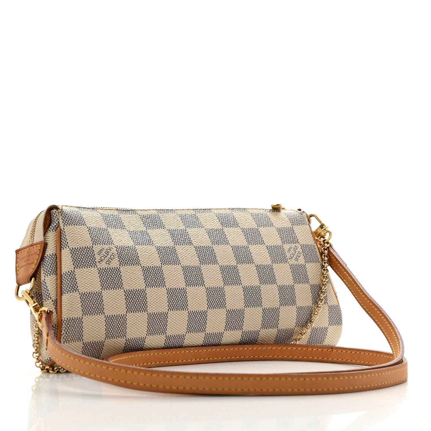Louis Vuitton Damier Azur Eva Clutch 3 of 13