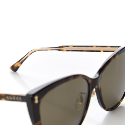 Gucci Acetate Cat Eye Sunglasses GG0193SK Tortoise 6 of 9