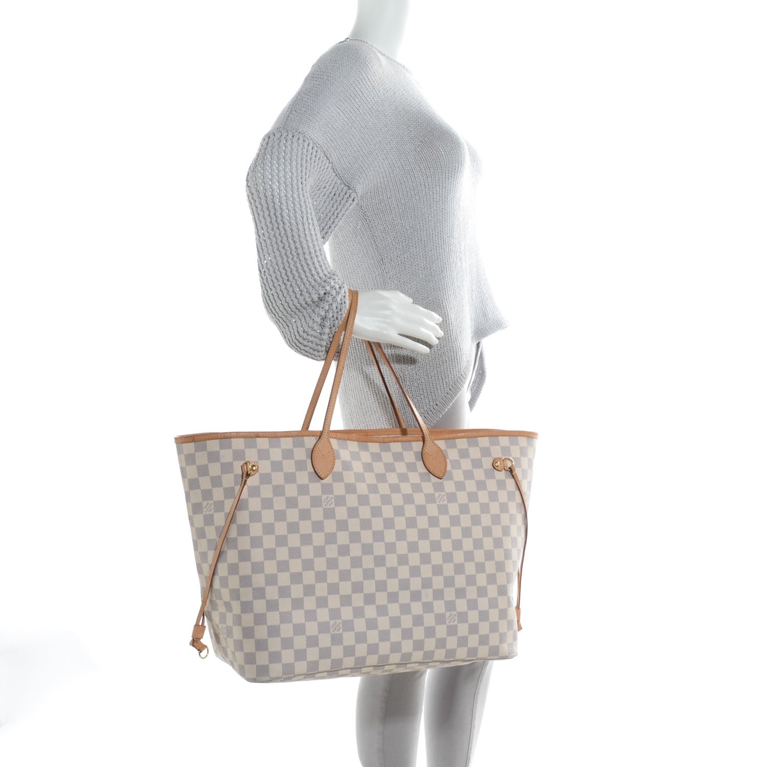 Louis Vuitton Damier Azur Neverfull GM 2 of 10