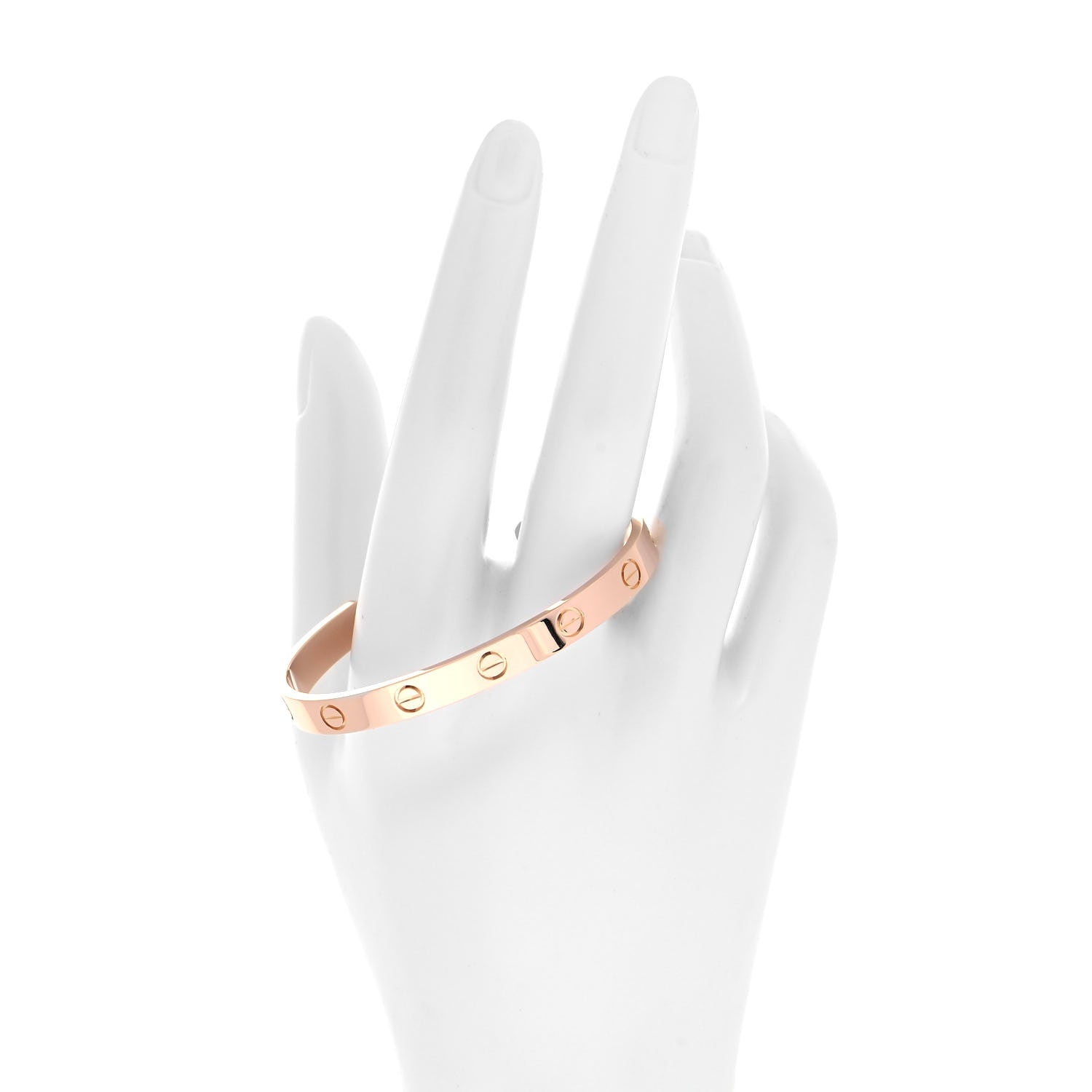 Cartier 18K Pink Gold LOVE Cuff Bracelet 16 2 of 5