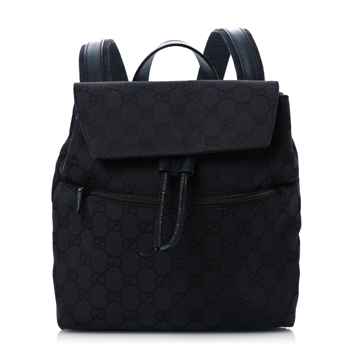 Nylon Monogram Backpack Black