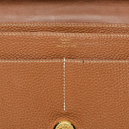 Hermes Togo Dogon Duo Wallet Gold 12 of 16