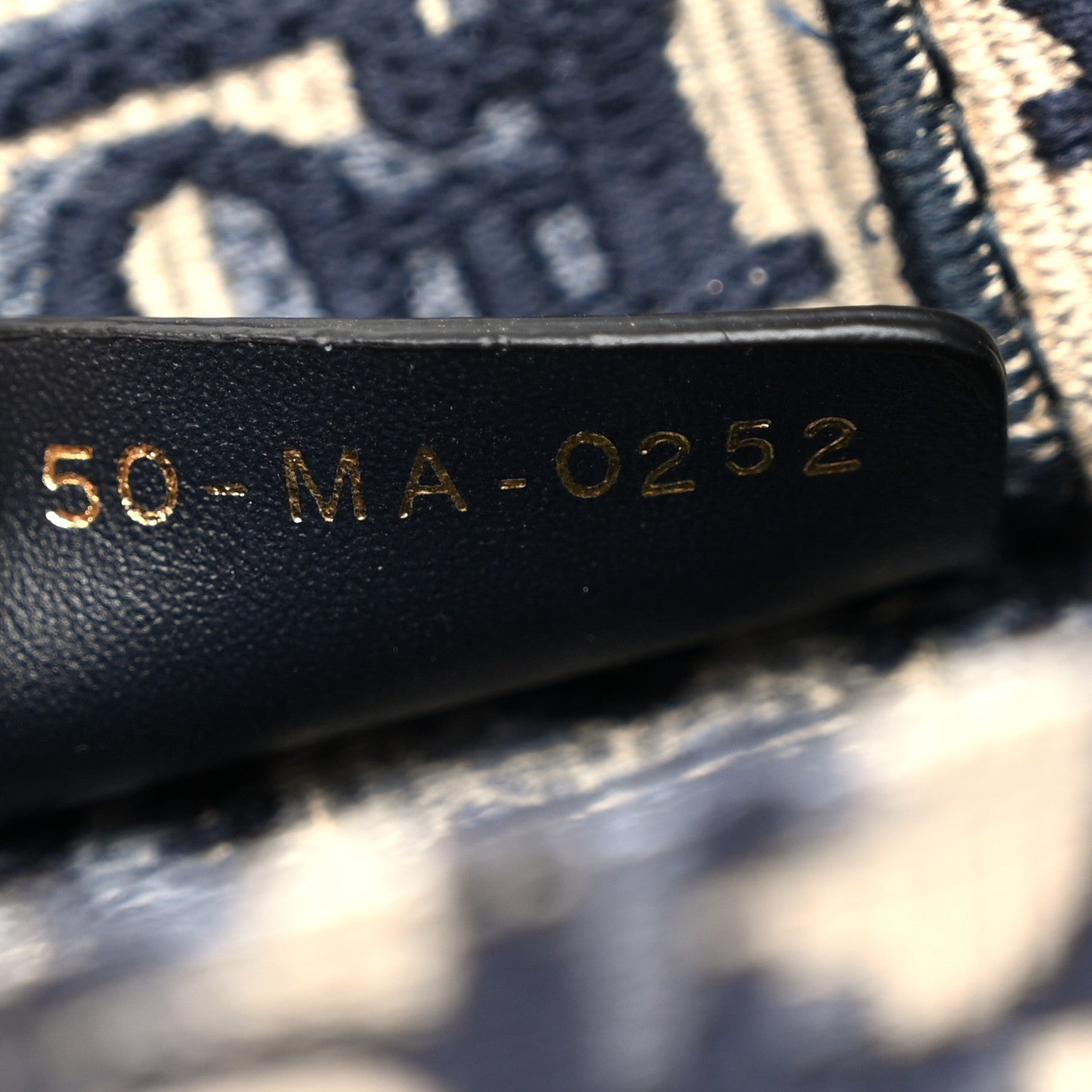 Christian Dior Oblique Mini Book Tote Phone Bag Blue 7 of 11