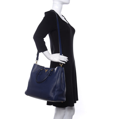 Prada Vitello Daino Tote Inchiostro 2 of 11