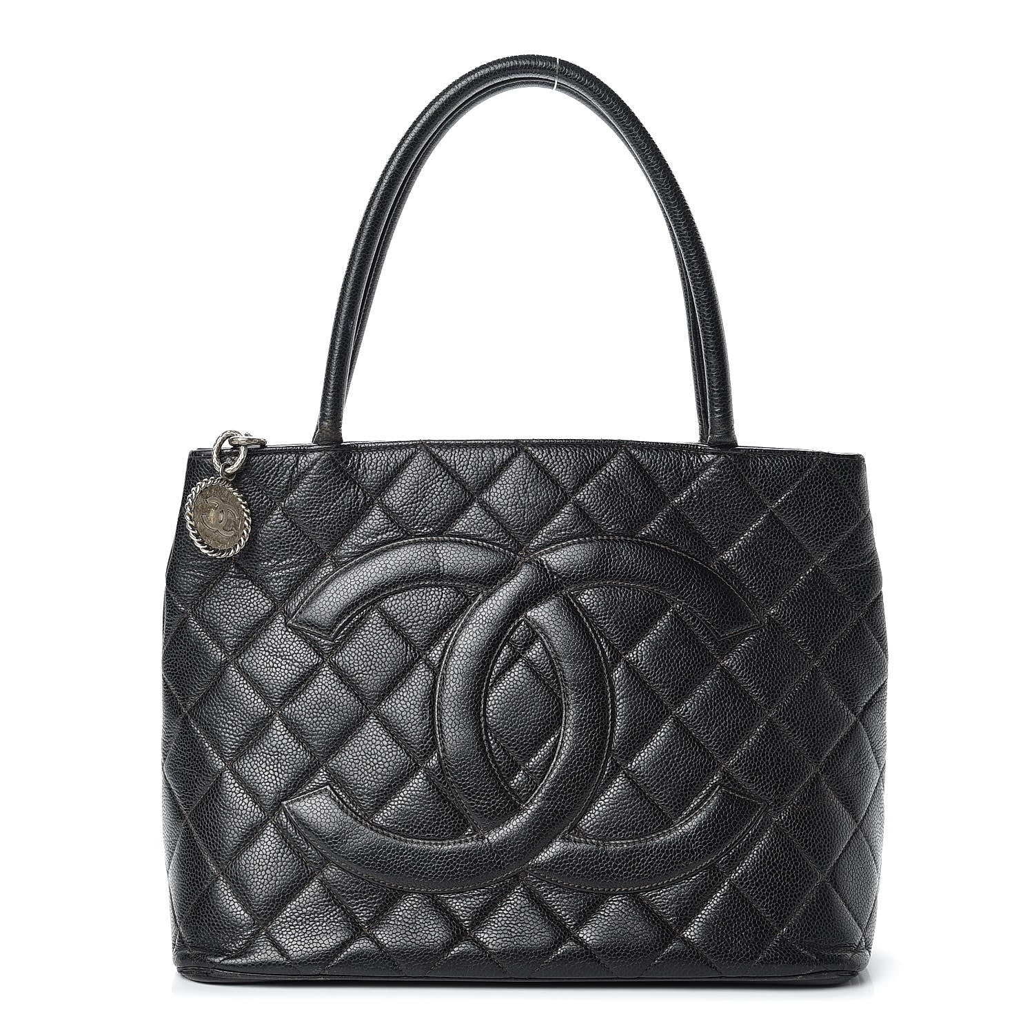 Chanel Caviar Quilted Medallion Tote Black 1 of 27