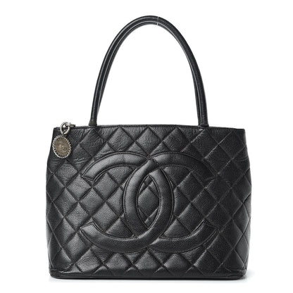 Chanel Caviar Quilted Medallion Tote Black 1 of 27