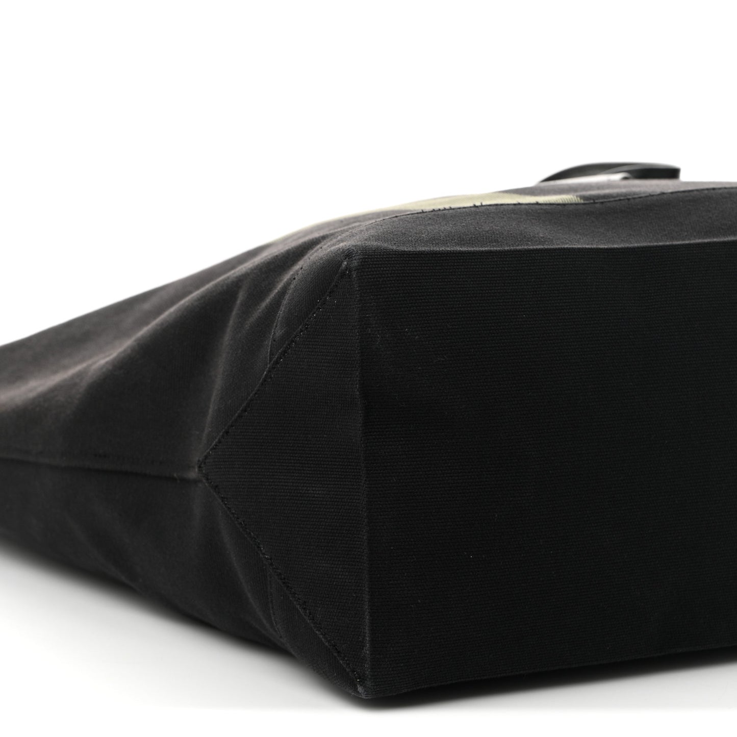 Canvas Beach Shopping East West Tote Black