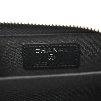 Chanel Patent Calfskin Quilted Brilliant Zip Coin Purse Wallet Black 6 of 10
