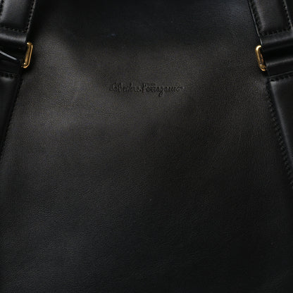 Salvatore Ferragamo Calfskin Tote Black 6 of 8