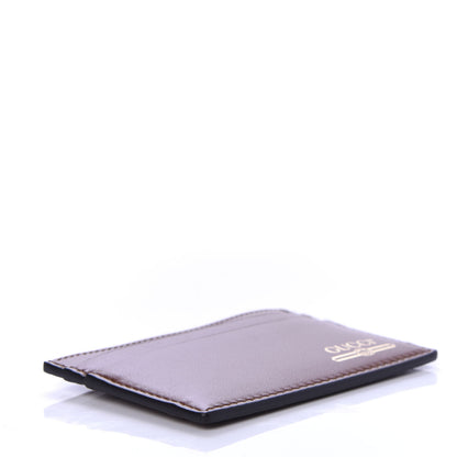 Gucci Plutone Calfskin Logo Card Holder Cuir 4 of 7