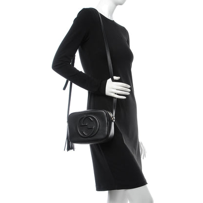 Gucci Pebbled Calfskin Small Soho Disco Bag Black 2 of 8