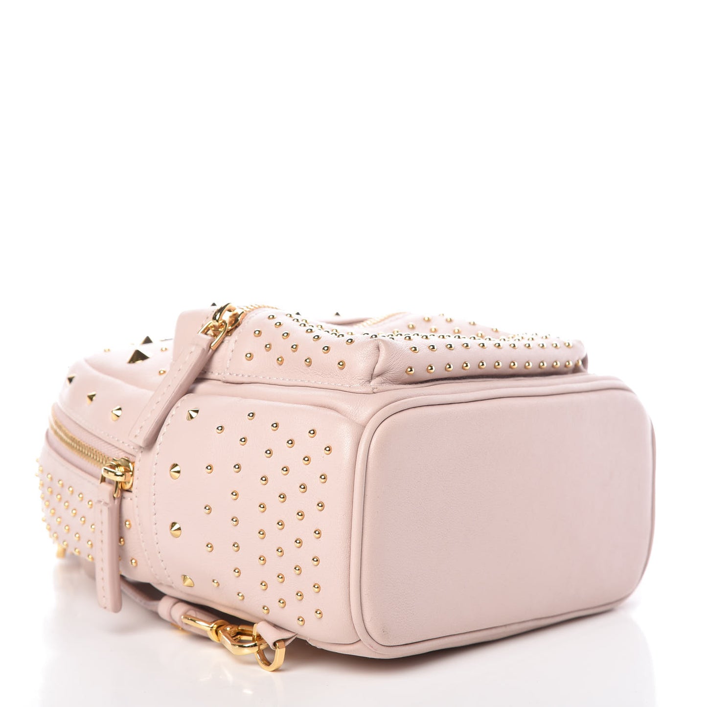 Calfskin Stud X-Mini Stark Bebe Boo Backpack Pink