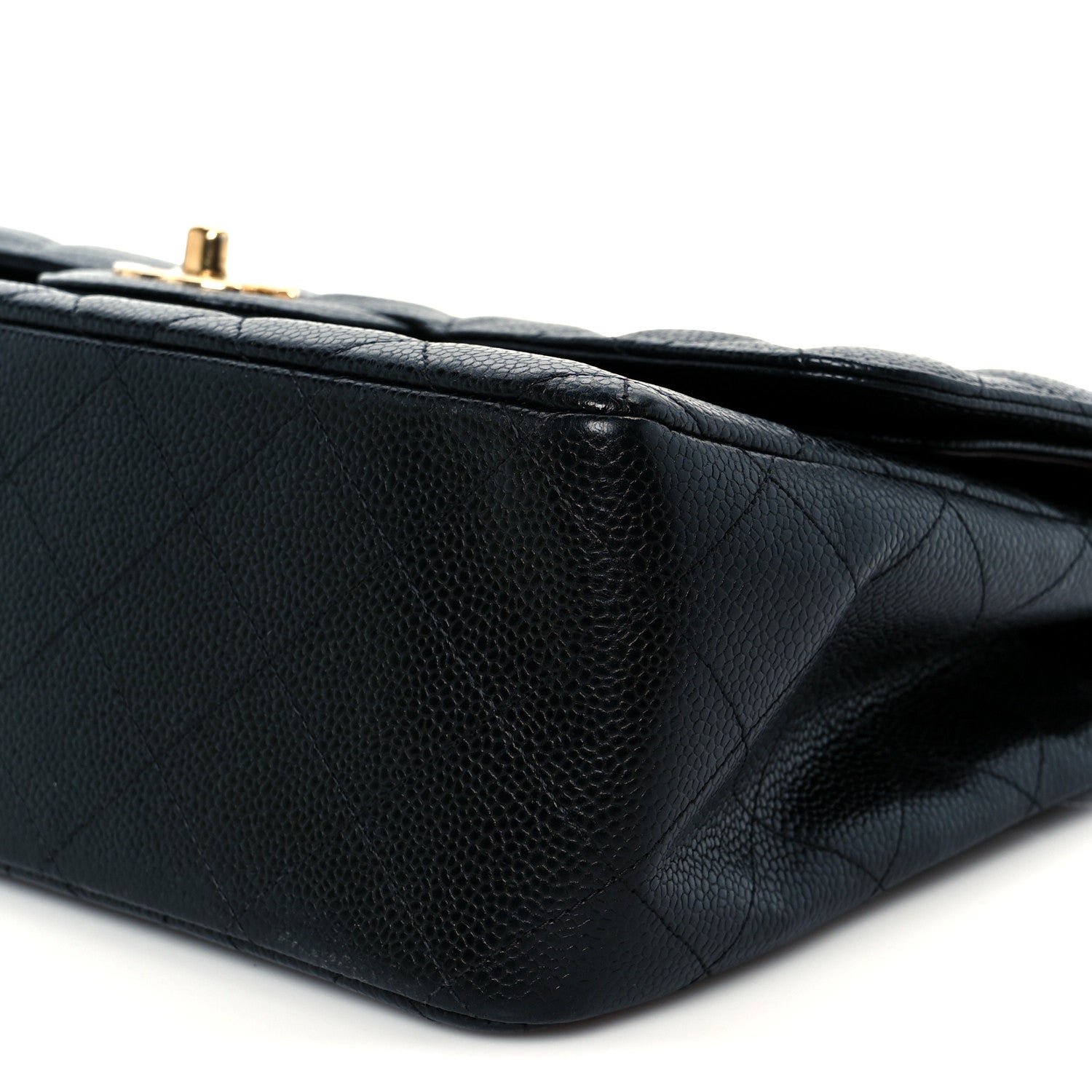 Chanel Caviar Quilted Jumbo Double Flap Black 11 of 11