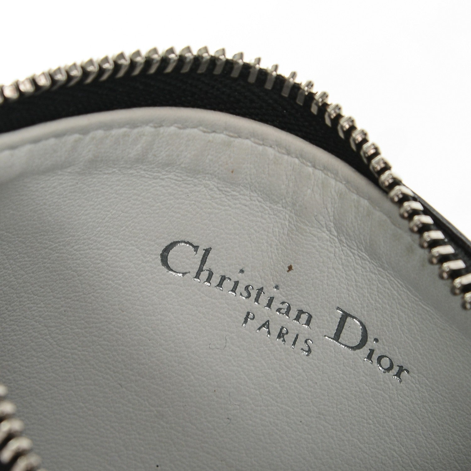 Christian Dior Calfskin Stardust Dior Card Holder Blue 9 of 10