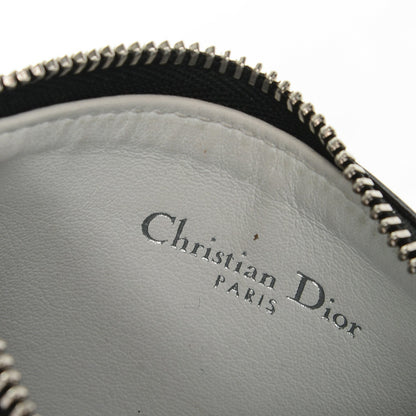 Christian Dior Calfskin Stardust Dior Card Holder Blue 9 of 10