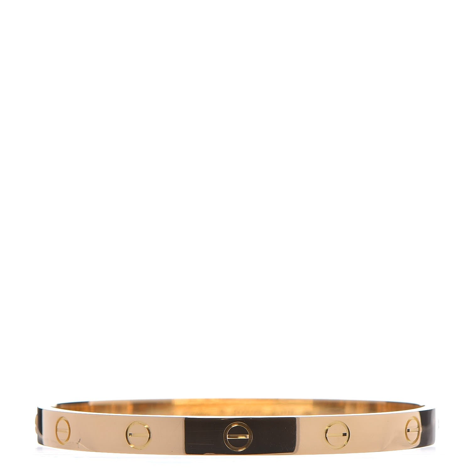 Cartier 18K Yellow Gold LOVE Bracelet 18 1 of 7